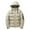 Khaki, variant on Men's Down Puffer Jacket with Hood Lightweight Puffy Hooded Winter Coat Light Thin (Black,XXXL)