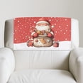 thumbnail image 2 of TSOVTHRID Non Slip Headrest Cover for Recliner Chair, Santa Claus Gift Candy Print Lazy Boy Recliner Headrest Cover, Sofa Head Protector for Office Chair Christmas Decor, 17x27 in, 1 Piece, 2 of 7