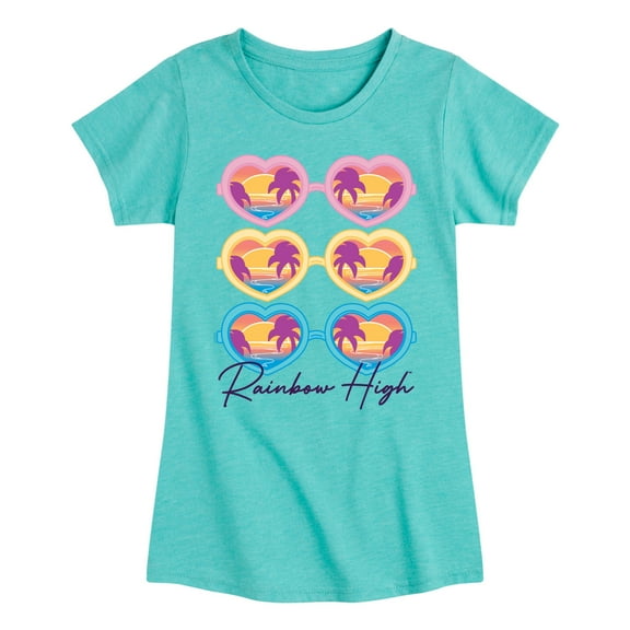 Rainbow High - Sunglasses - Toddler & Youth Girls Short Sleeve Graphic T-Shirt