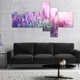 thumbnail image 2 of Designart 'Growing and Blooming Lavender ' Floral Canvas Art Print, 2 of 2