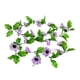 thumbnail image 1 of Guirnalda de girasol artificial de 18 cabezas, simulación de flor, vid, colgante de pared, plástico, flor falsa, ratán, morado claro seitruly HA8325-06B, 1 of 6