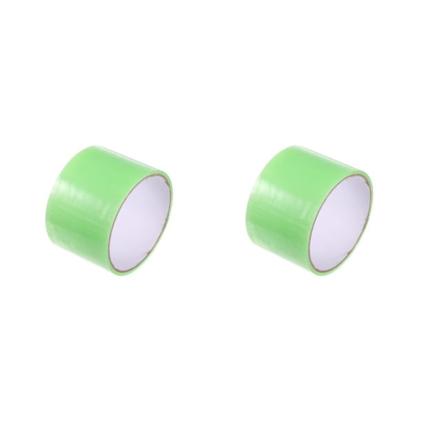 Cinta adhesiva de bola Injueey DIY alivio del estrés cintas luminosas 6CM/Verde 2Conjunto