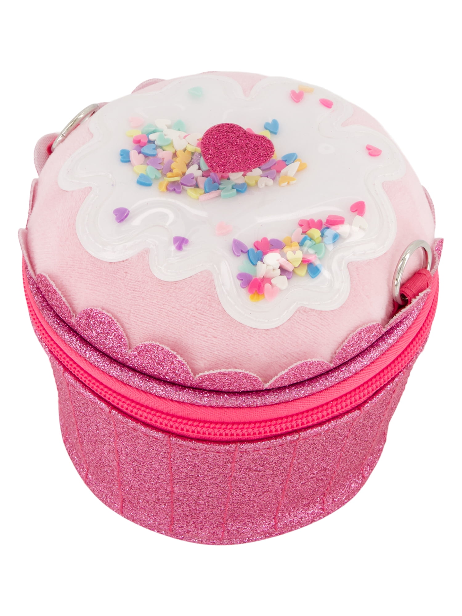 Claire's Club Pink Cupcake Crossbody Bag – Cute & Colorful Shoulder Purse for Kids, Female