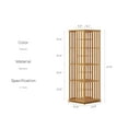 thumbnail image 6 of Yowos Bookcase, 4 Tier Rotating Bamboo Bookshelf 360° Spinning, Natural Color, 6 of 7