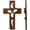 Brown, variant on Hand-Carved Intertwined Hearts Wooden Cross, Marriage Cross for Wall, Handmade Coffee Brown Wood Wall Hanging, Christian Marriage & Wedding Gift