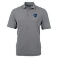 thumbnail image 2 of Men's-Cutter & Buck  Black Sporting Kansas City Virtue Eco Pique Stripe Recycled Polo, 2 of 3