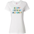 thumbnail image 3 of Inktastic Happy Birthday Mommy Women's T-Shirt, 3 of 5
