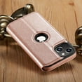 thumbnail image 6 of Casus Classic Wallet Case Leather Logo View Card Holder Cover for Apple iPhone 13 - Rose Gold, 6 of 8