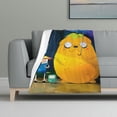 thumbnail image 6 of Adventure Time Anti-Pilling Flannel 32"X48" Super Soft Plush Air Condition Quilt Fluffy Warm Cozy Decorative Blankets, 6 of 7