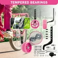 thumbnail image 3 of Bicycle Training Flash Wheels, Children's Bike Stabilizers Support Wheels Bike Steel Frame for 12 14 16 18 20 Inch Kids Riding Safety Equipment, 3 of 5