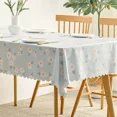 thumbnail image 2 of PVC Plastic Tablecloth Waterproof Oil Resistant Garden Desk, Dining Table and Table Cover Rectangular Coffee Table Mat (colour 4,90x90cm), 2 of 7