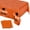 Orange Black, variant on Graduation Tablecloth Set 2 PCS Red and Black Disposable Rectangle Tablecloth 108"x54" for Class of 2026 Party Decorations and Supplies