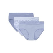 Kindly Yours Sustainable Seamless Hipster Panties, (Women's), 3-Pack