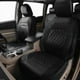 thumbnail image 5 of Funda de asiento de coche de una sola línea con cuadros de diamantes, cuero acolchado, cuero sintético PU, 5 of 5