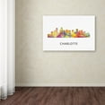 thumbnail image 4 of Trademark Fine Art 'Charlotte NC Skyline WB-1' Canvas Art by Marlene Watson, 4 of 4