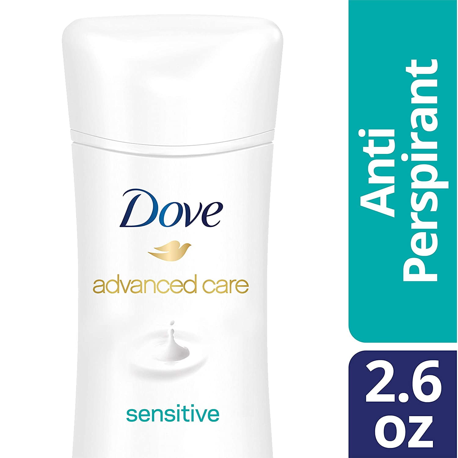 Dove Advanced Care Antiperspirant, Sensitive 2.60 oz (Pack of 4)