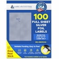 thumbnail image 2 of 100 Label Outfitters® 8-1/2" x 11" Silver Metallic Foil Laser ONLY Labels, 100 Sheets, 2 of 4