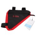thumbnail image 4 of Triángulo Bolsa Ciclismo Tubo Delantero Marco Bolsa Porta Sillín(+)) Negro Rojo, 4 of 5