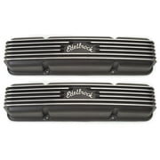 Angle View: Edelbrock Valve Cover Classic Series Chevrolet 1959-1986 262-400 CI V8 Black