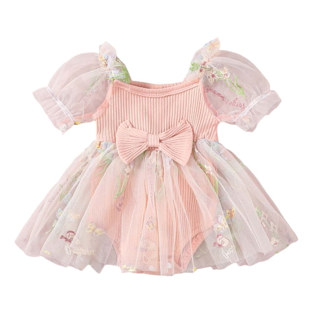 Baby Clothing Baby Girl Bodysuit Romper Dresses Newborn Outfits Ropa De Bebe NiñA Baby Girl Dresses 0-3 Months