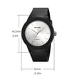 thumbnail image 3 of Reloj de pulsera de cuarzo analógico con movimiento silencioso, impermeable, estilo deportivo casual, unisex para estudiantes, chicos y chicas adolescentes., 3 of 8