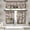 Daisy 1, variant on Mushroom Kitchen Window Curtains Valance and Tier Set 36 Inch, Plant Herbs Flower Rod Pocket Short Tier Curtain for Bathroom, Vintage Small Cafe Drapes for Kitchen Decor