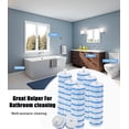 thumbnail image 3 of 50Pack Disposable Toilet Brush Refills with Preloaded Cleaner, Compatible with Clorox and Most Standard Wand Handles, Bathroom Cleaning Heads, 3 of 5