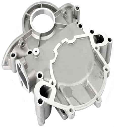 PCE by Speedmaster PCE265.1013 Chevy SBC 350 Aluminum Timing Chain Cover Polished w/Gasket Seal & Bolts
