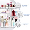 thumbnail image 2 of Organizador de maquillaje MISERWE 360 giratorio con 7 capas ajustables, 2 of 6