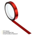 thumbnail image 3 of Uxcell 8mm 12mm 20mm Width 50m Prism Tape Holographic Reflective Adhesive for Crafting Wrapping Decoration Red, 3 of 5