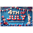 thumbnail image 6 of Patriotic Design Independence Day Celebration Banner Colorful Fireworks Fourth of July Decoration for National Day Event Holiday Party, 6 of 8