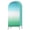 Green, Teal, White, variant on 6FT Arch Backdrop Covers, Grey Turquoise White Wedding Arch Cover Stretchy, Classic Minimalism Neutral Ombre Chiara Arches Backdrop Stand Covers for Birthday Baby Shower Party Banquet Decor