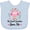 Blue, variant on Inktastic My Great Grandma Loves Me Owl Girls Baby Bib