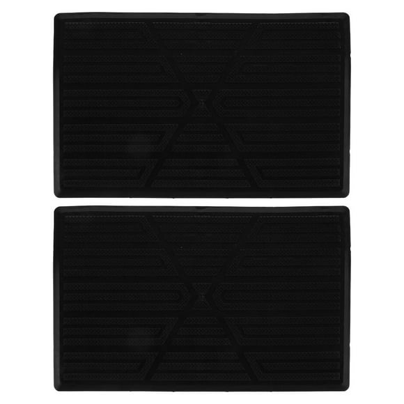 SHISUYAN 2pcs Car Floor Mat Repair Patch Rubber Pedal Cover Anti-Skid Mat For Auto Carpet Protection Foot Pedal Pad For Front And Rear Seats For Home And Office