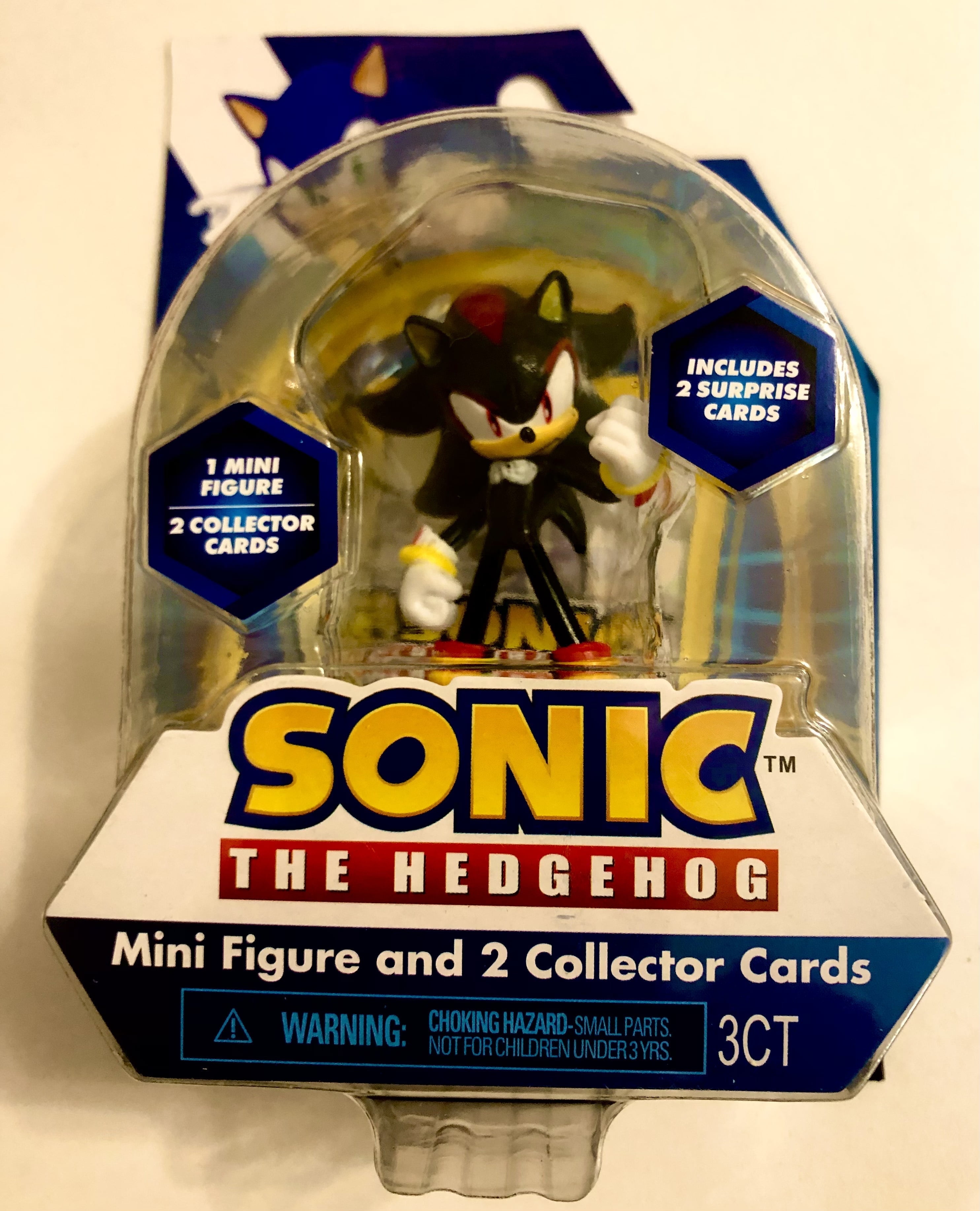Sonic the Hedgehogのフィギュアコレクショコレクションカード付き Sonic the Hedgehog mini figure and 2 collector cards (tails