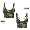 thumbnail image 5 of Naloa Dinosaur Skeleton Sports Bras for Women, High Support Bra with Removable Pads, Comfortable - Small, 5 of 9