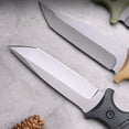 thumbnail image 4 of Fixed Blade Knife AUS-8 Steel with Nylon Sheath, Full Tang EDC Blade and Ergonomic Handle, Hunting Knife for Outdoor Camping Survival Hiking Fishing, Gifts for Men(Army Green), 4 of 6