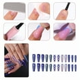 thumbnail image 2 of RAGUPEL 24Pcs Glue on Nails for Women,Checkerboard Coffin Nails Tips,Glossy Nails Press On,Nail Press Ons Suitable for Parties,Gatherings and Photo Shoots,Style2, 2 of 7