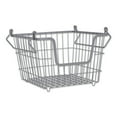 thumbnail image 3 of DII Metal Wire Mesh Stackable Utility Storage Bin, Medium, 11x11x8", Cool Gray, 3 of 3