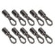 thumbnail image 1 of 10 Conjuntos de Tapas de Extreme de Cordón 8 mm Con Tornillos, Broches de Garra de Extreme de la Cuerda y Cierres, Aleación de Zinc, Manualidadas de Cuer de Clips,, 1 of 7