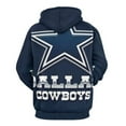 thumbnail image 3 of Football Cowboys 3d Sweatshirts Hoodie Fashion Casual Personality Men's Women Street Hoodie Pullovers Long Sleeve Comfortable Top, 3 of 6