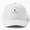 White, variant on Johnnie Hiker Baseball Hat, Outdoor Trail Character Graphic Design, Classic Everyday Cap