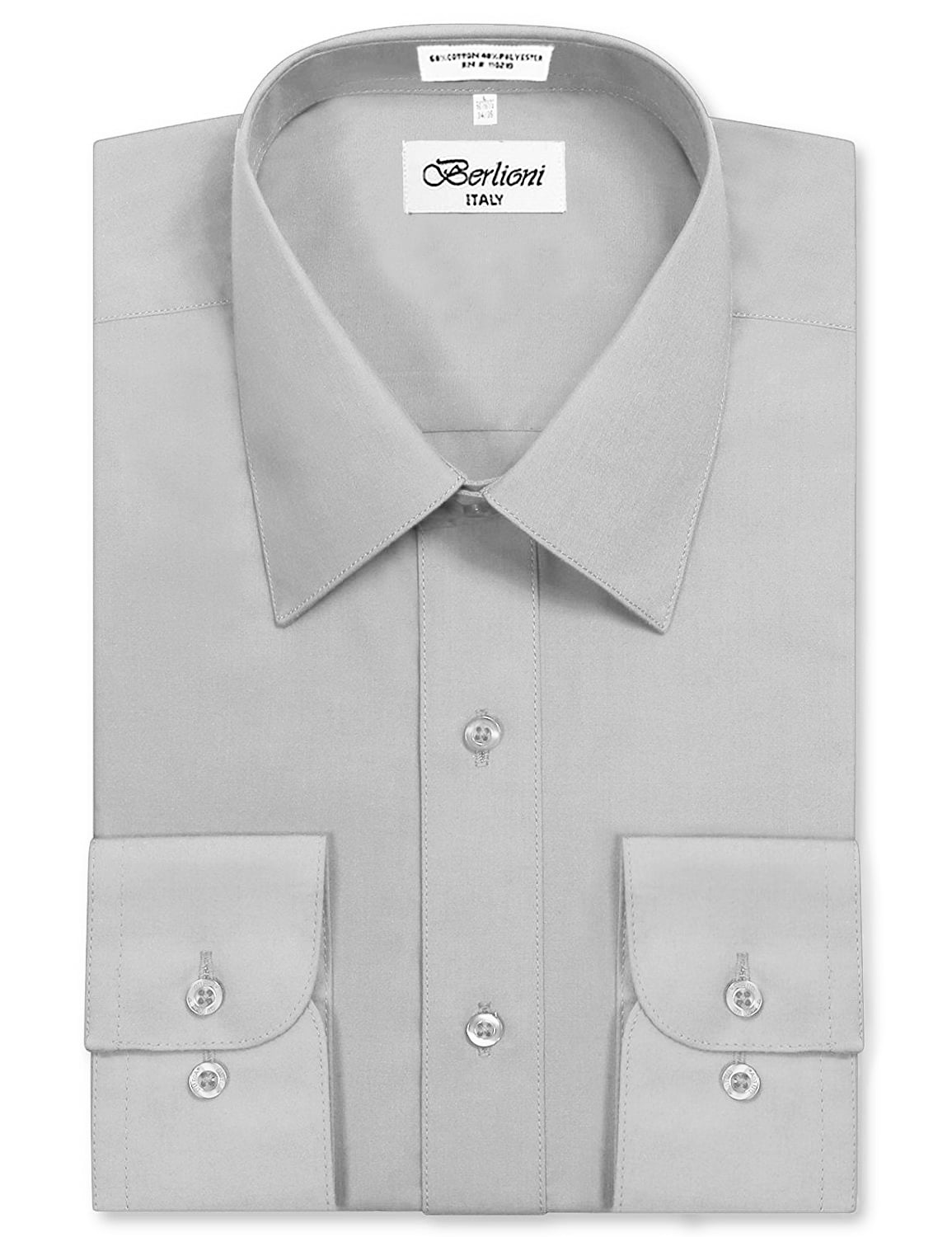 mens black dress shirt walmart