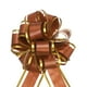thumbnail image 1 of 10 piezas de lazo grande de 4 pulgadas con borde dorado, lazos de organza para envolver regalos de coche para Navidad, café, 1 of 6