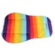 thumbnail image 5 of Cojín universal impermeable y suave para cochecito de bebé con forro de rayas arcoíris para asiento de coche, 5 of 10