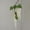 White, variant on Artificial Wisteria Vine, Long Plastic Artificial Wisteria Hanging Ornament, Indoor Outdoor Hanging Floral Prop, Decorative Vine for Living Room Garden Wedding and Party