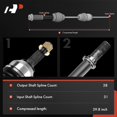 thumbnail image 2 of A-Premium CV Axle Shaft Assembly Compatible with Mazda 3 2015 2016 2017 2018, 2.5L, Manual Transmission, Front Right Passenger Side, 2 of 5