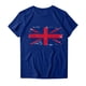 thumbnail image 3 of Fiudx Ofertas Flash Del Día Top de Manga Corta con Cuello Redondo Informal y Estampado Elegante Del Día de La Independencia para Mujer, 3 of 3
