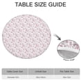 thumbnail image 6 of White Cartoon Unicorn Cloud Pattern Round Fitted Tablecloth with Elastic Edge,Dining Table Cover Waterproof,Outdoor Round Tablecloth for Camping,Dining,Indoor and Outdoor, 6 of 7