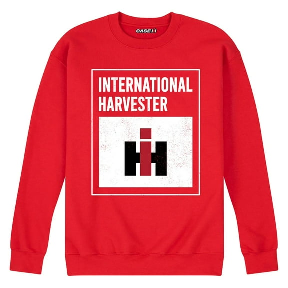 International Harvester Logo Red Crew Neck Sweatshirt D20744-Red